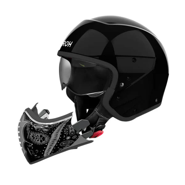 AIROH J110 Peasly Gloss Black