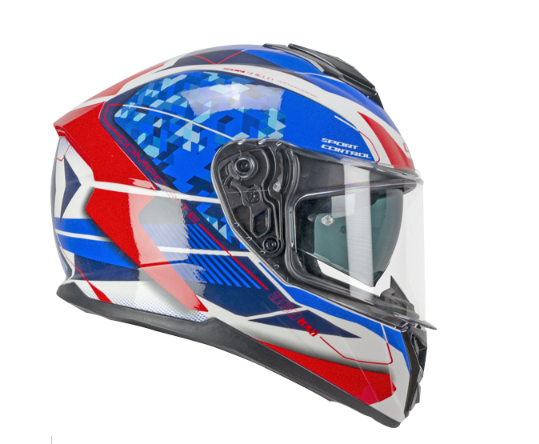 Casco Moto Integrale CGM 360S KAD RACE - blu rosso
