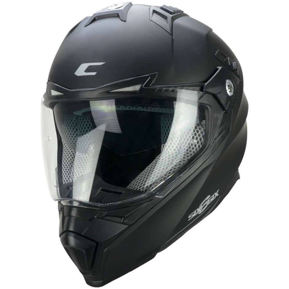 Casco Moto Integrale CGM 666A TWIN MONO - nero opaco
