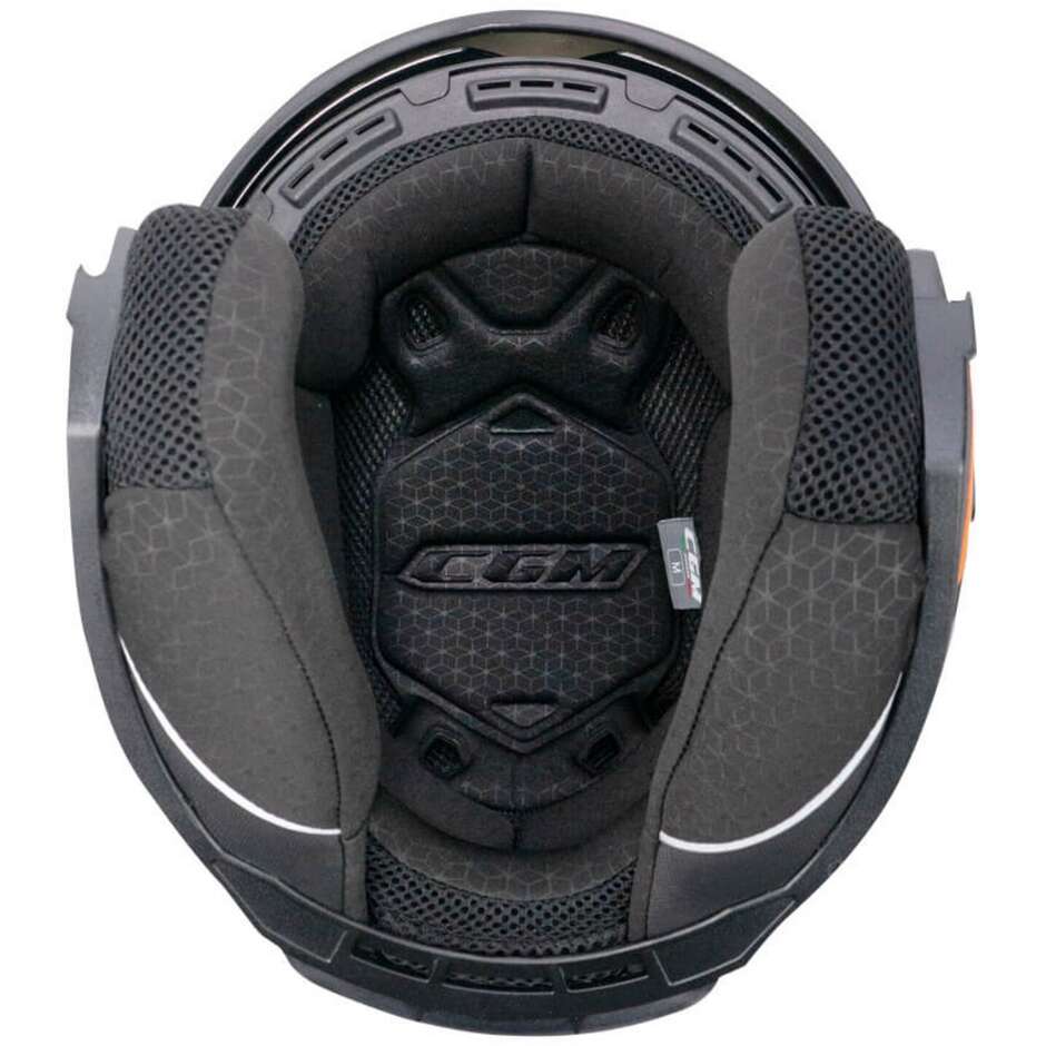 Casco Open face jet CGM 136A DNA MONO - nero opaco