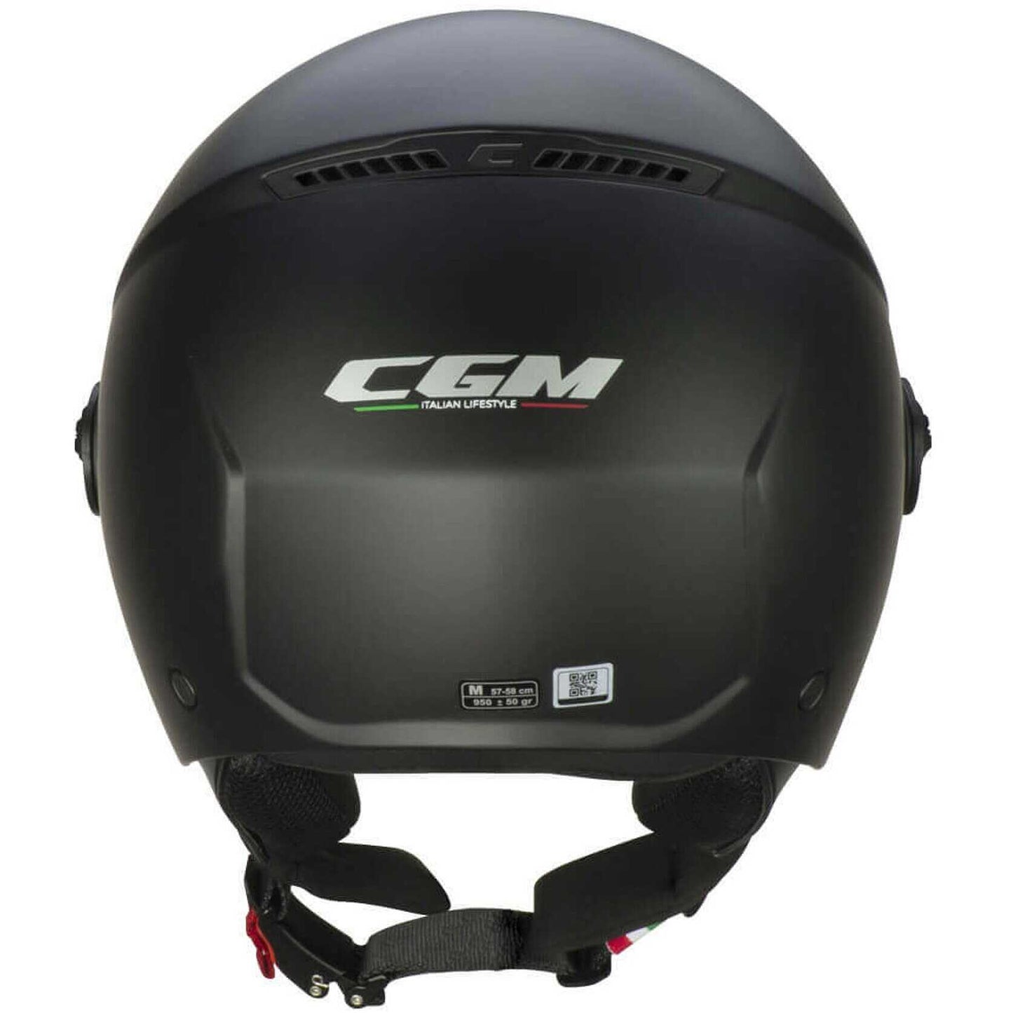 Casco Moto CGM 167A FLO MONO (visiera sagomata) - nero opaco