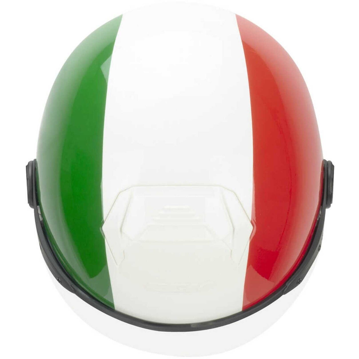 Casco Moto CGM 167I FLO ITALIA (visiera lunga) - Bianco Verde Rosso