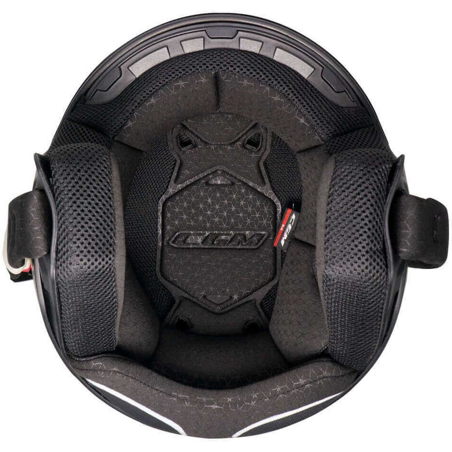 Casco Moto CGM 167I FLO ITALIA (visiera lunga) - Bianco Verde Rosso