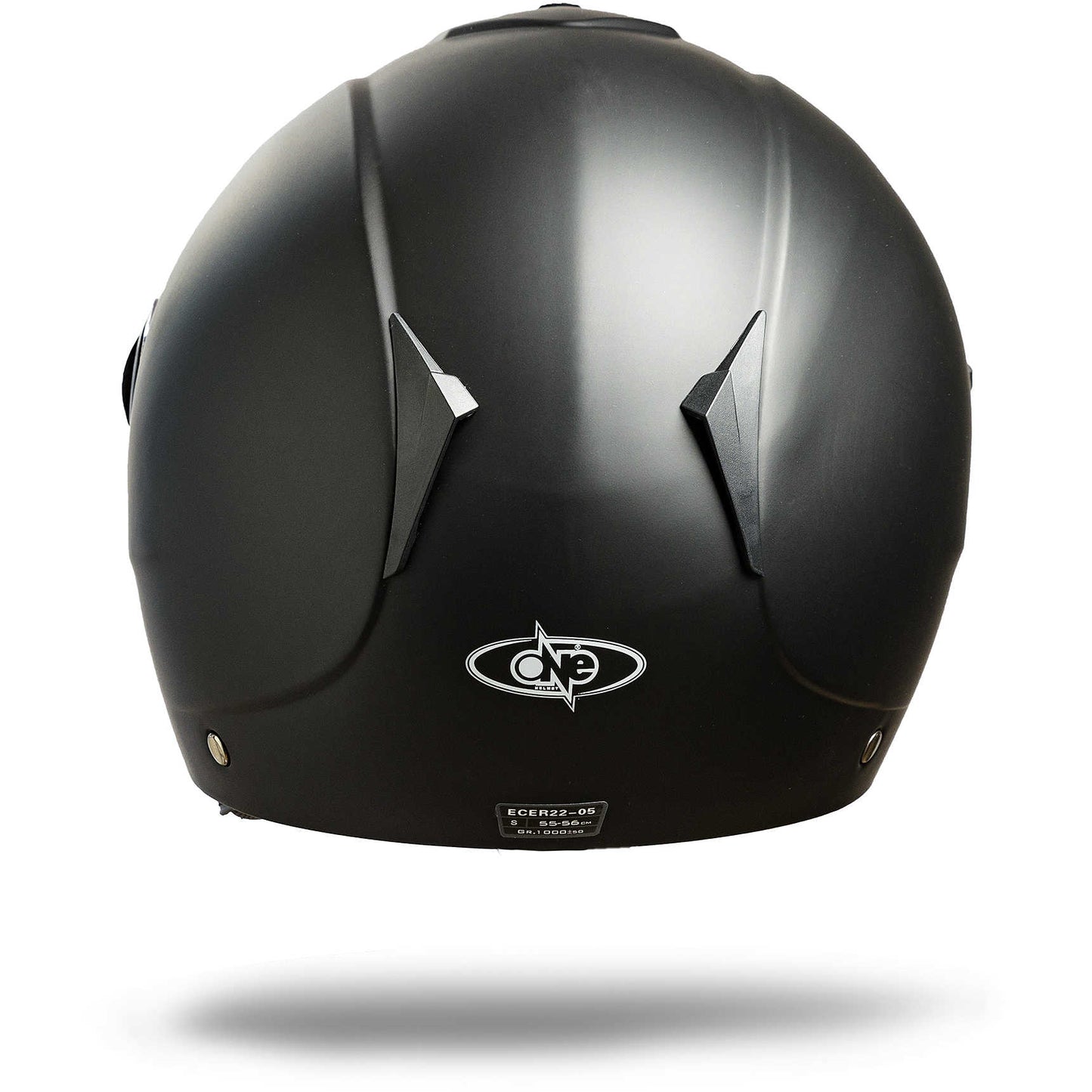Casco Moto Jet One con visiera One Gamma - Nero Opaco