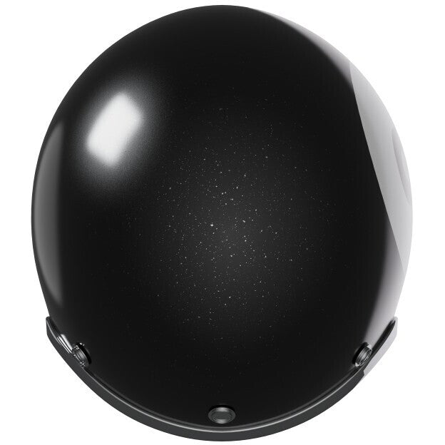 Casco Moto Custom jet Stormer QUARTZ POOL Nero Perla