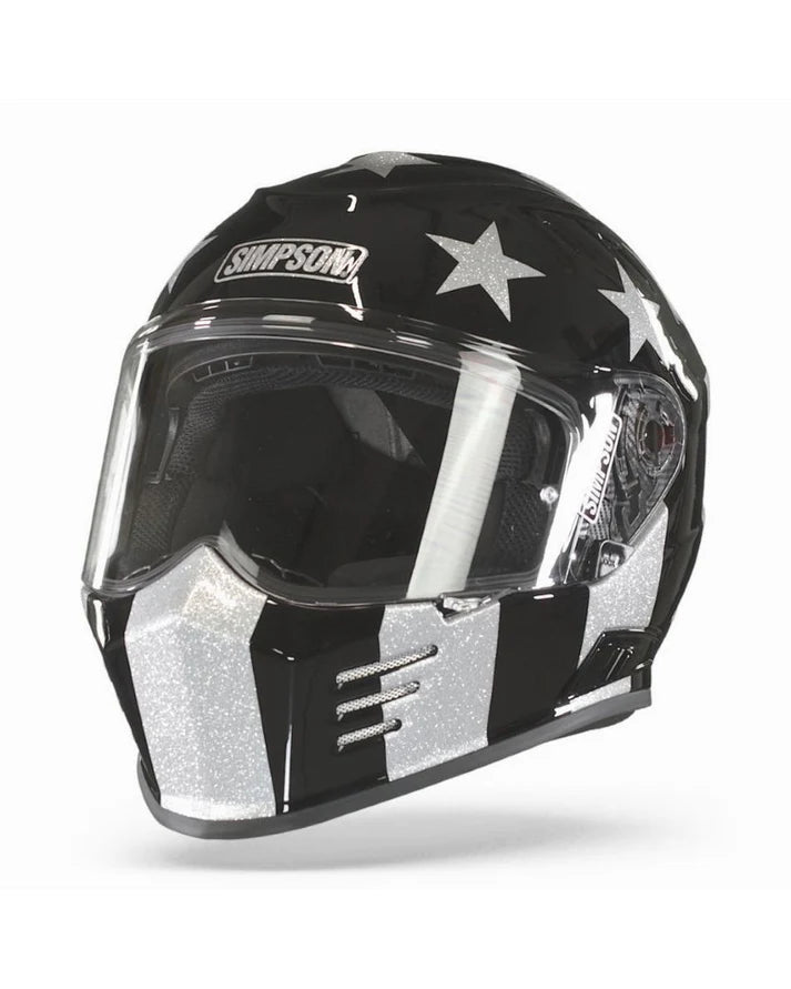 Casco Moto Integrale Simpson VENOM - stingrae black