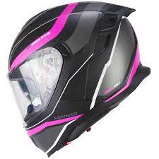 Casco Moto Integrale CGM 363X SHOT RUN - nero fucsia fluo opaco