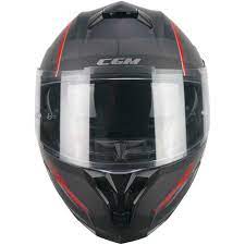 Casco Moto Integrale CGM 321G ATOM SPORT - nero rosso opaco