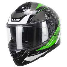 Casco Moto Integrale CGM 360S KAD RACE - grigio verde