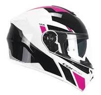Casco Moto Modulare CGM 568S BER SPORT - nero fucsia fluo