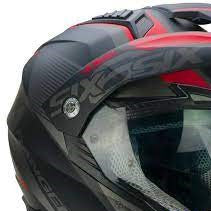Casco Moto Integrale CGM 666G TWIN RANGER - nero rosso opaco