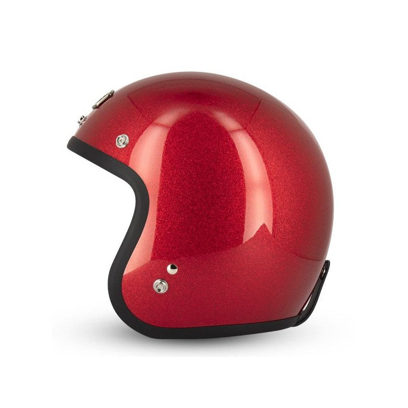 Casco Moto Gasoline S250 CAFE RACER - glitter red