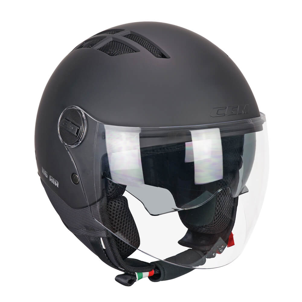 Casco Open face jet CGM 116A AIR MONO - nero opaco