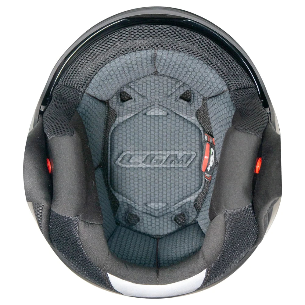 Casco Open face demi jet CGM 126A IPER MONO - nero opaco