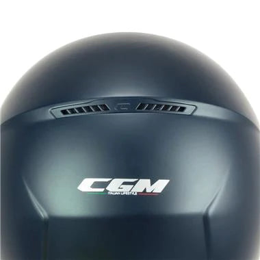 Casco Open face jet CGM  167A FLO MONO (visiera lunga) - petrolio satinato