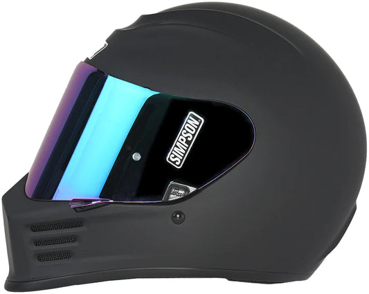 Casco Moto Simpson SPEED - black