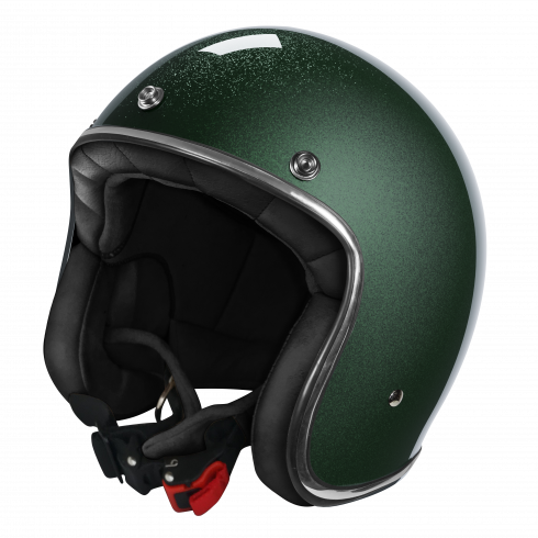 Casco Moto Custom Jet Stormer QUARTZ Solid  Opaco