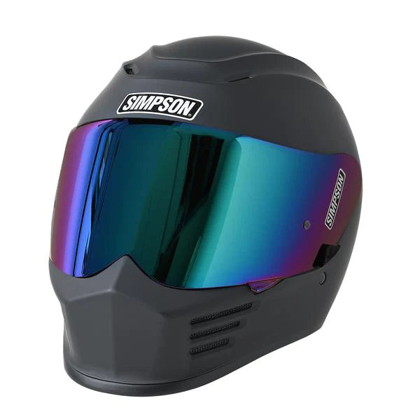 Casco Moto Simpson SPEED - black