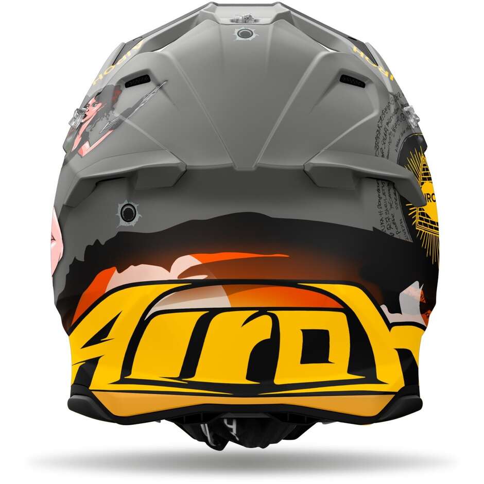 Casco Moto Cross Enduro Airoh TWIST 3 ADVENTURE Opaco