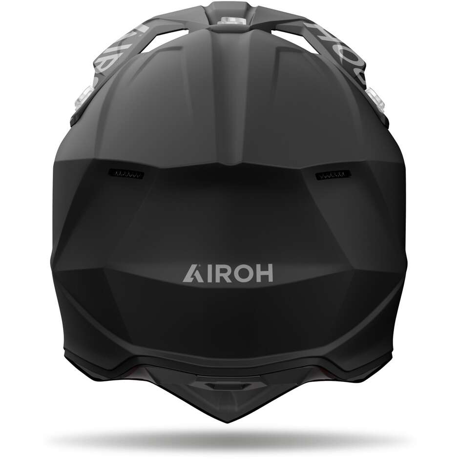 Casco Moto Cross Enduro Airoh WRAAAP COLOR Nero Opaco