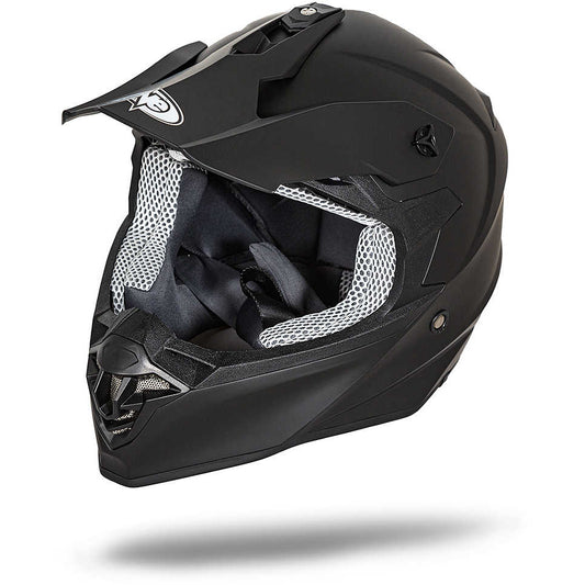 Casco moto Cross Enduro One Tiger 2.0 Nero Opaco