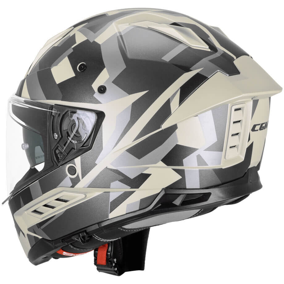 Casco Moto Integrale CGM 366R DUAL DIRT Nero Beige opaco