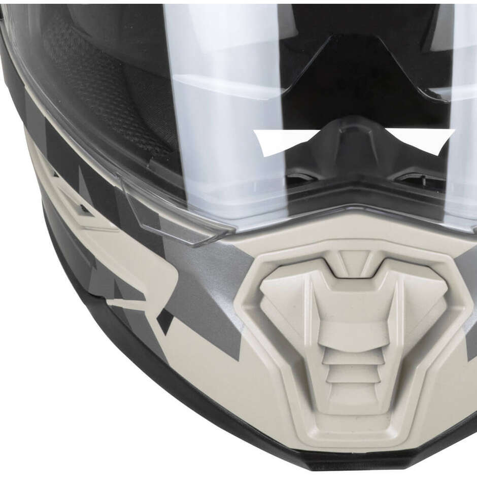 Casco Moto Integrale CGM 366R DUAL DIRT Nero Beige opaco