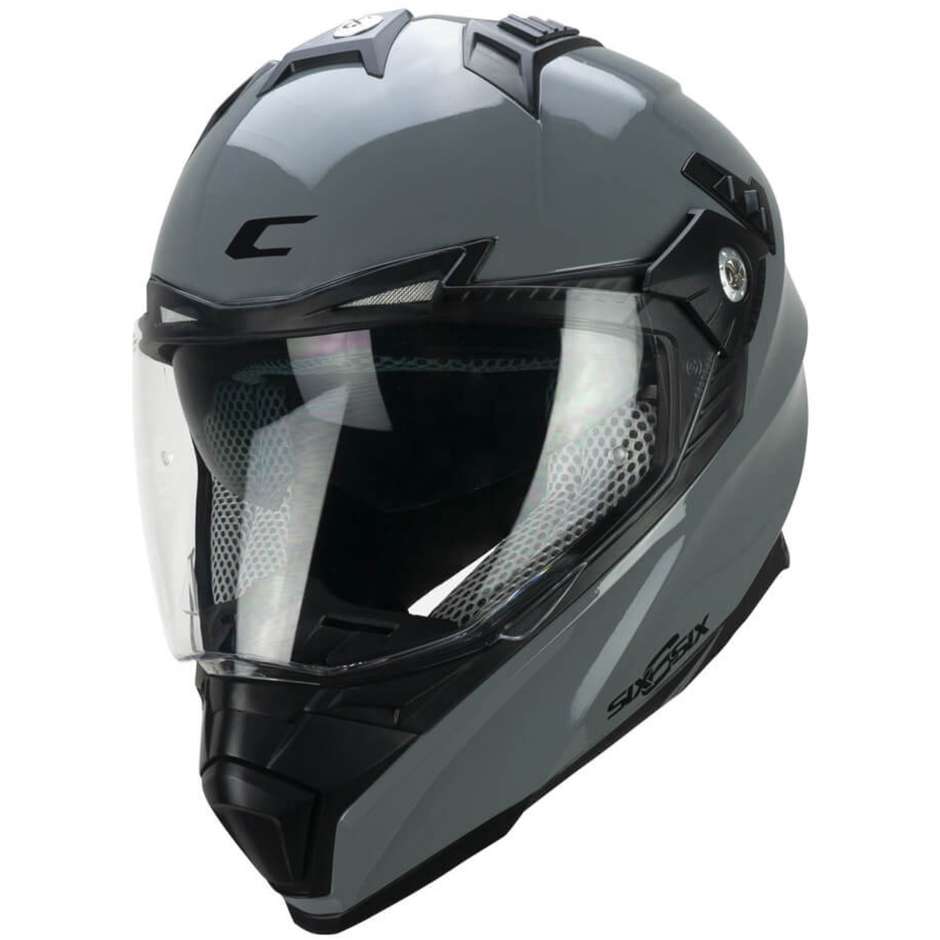 Casco Moto Integrale CGM 666A TWIN MONO - grigio