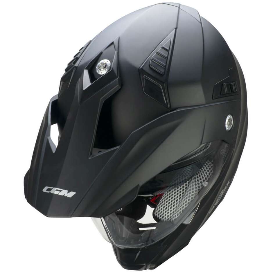 Casco Moto Integrale CGM 666A TWIN MONO - nero opaco