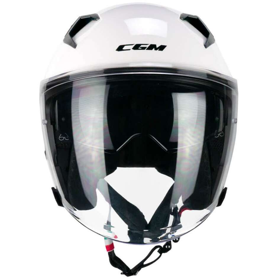 Casco Open face jet CGM 127A DEEP MONO - bianco