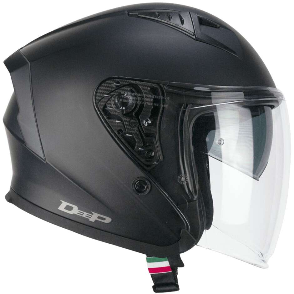 Casco Open face jet CGM 127A DEEP MONO - nero opaco