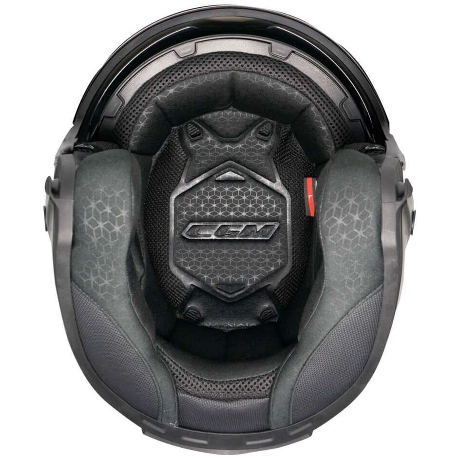 Casco Open face jet CGM 127A DEEP MONO - nero opaco