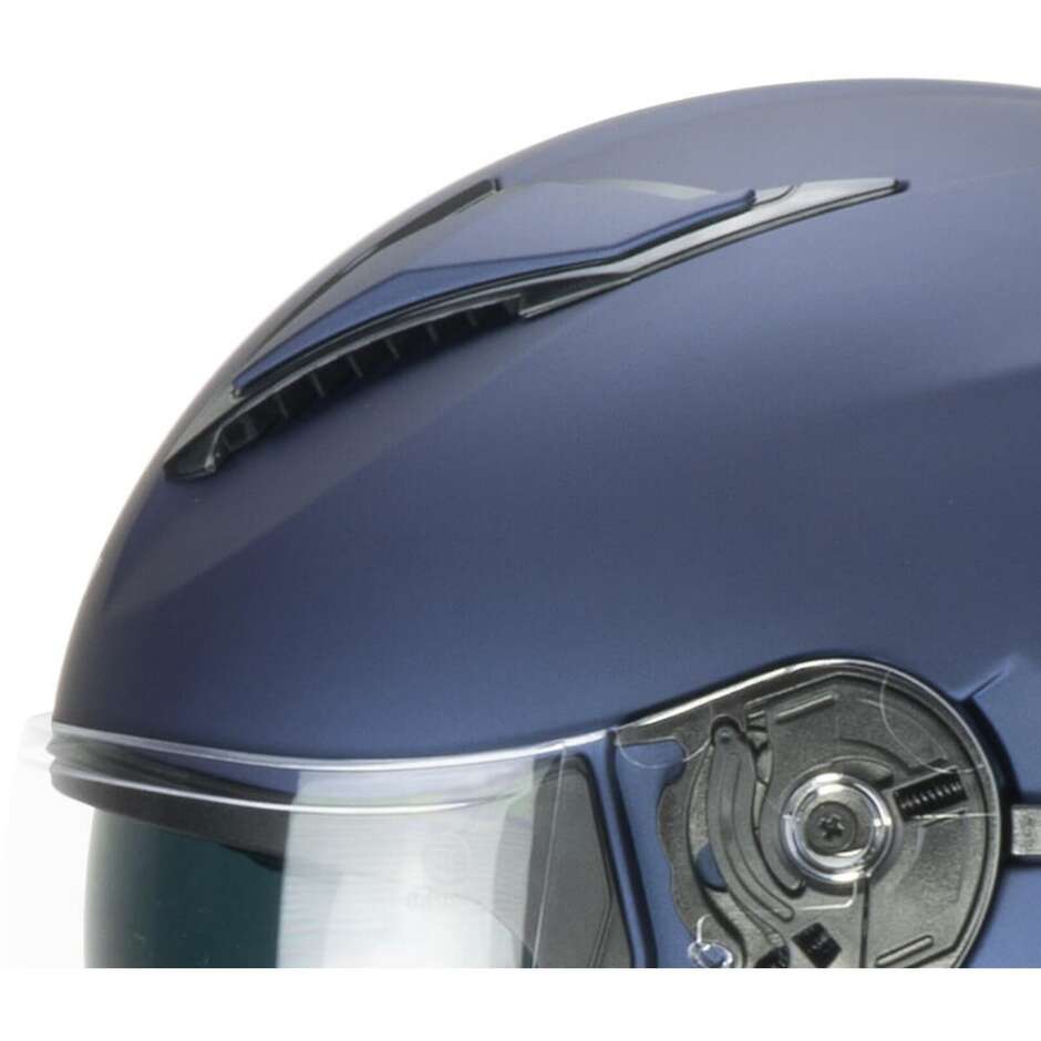 Casco Open face jet CGM 136A DNA MONO - blu satinato