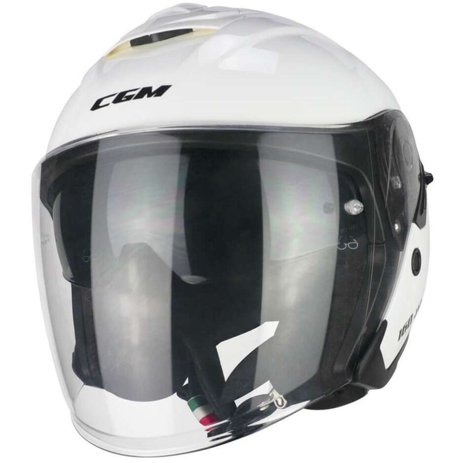 Casco Open face jet CGM 160A JAD MONO - bianco