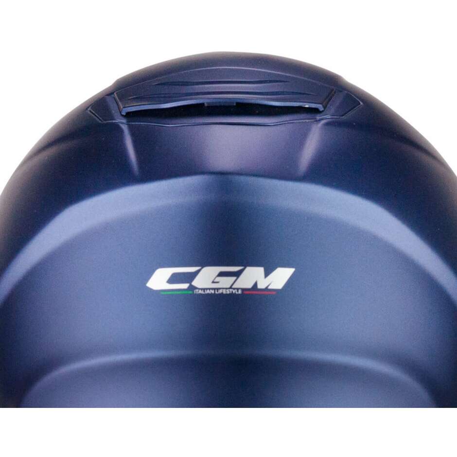 Casco Open face jet CGM 160A JAD MONO - blu satinato