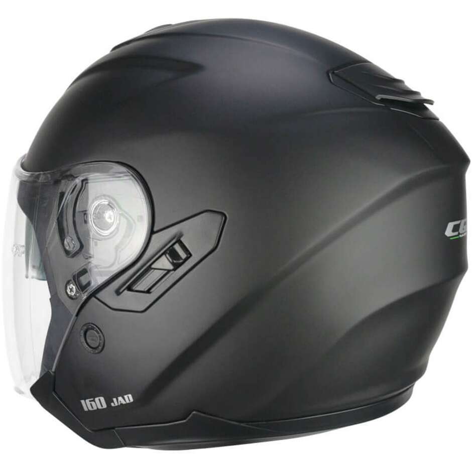 Casco Open face jet CGM 160A JAD MONO - nero opaco