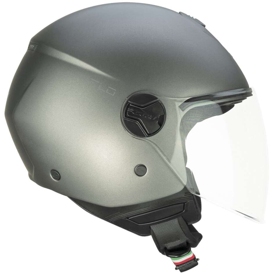 Casco Open face jet CGM 167A FLO MONO (visiera lunga) - antracite satinato