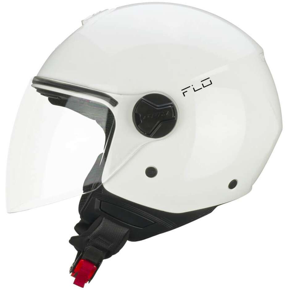 Casco Open face jet CGM 167A FLO MONO (visiera lunga) - bianco