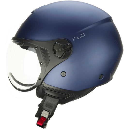 Casco Moto CGM 167A FLO MONO (visiera sagomata) - blu satinato