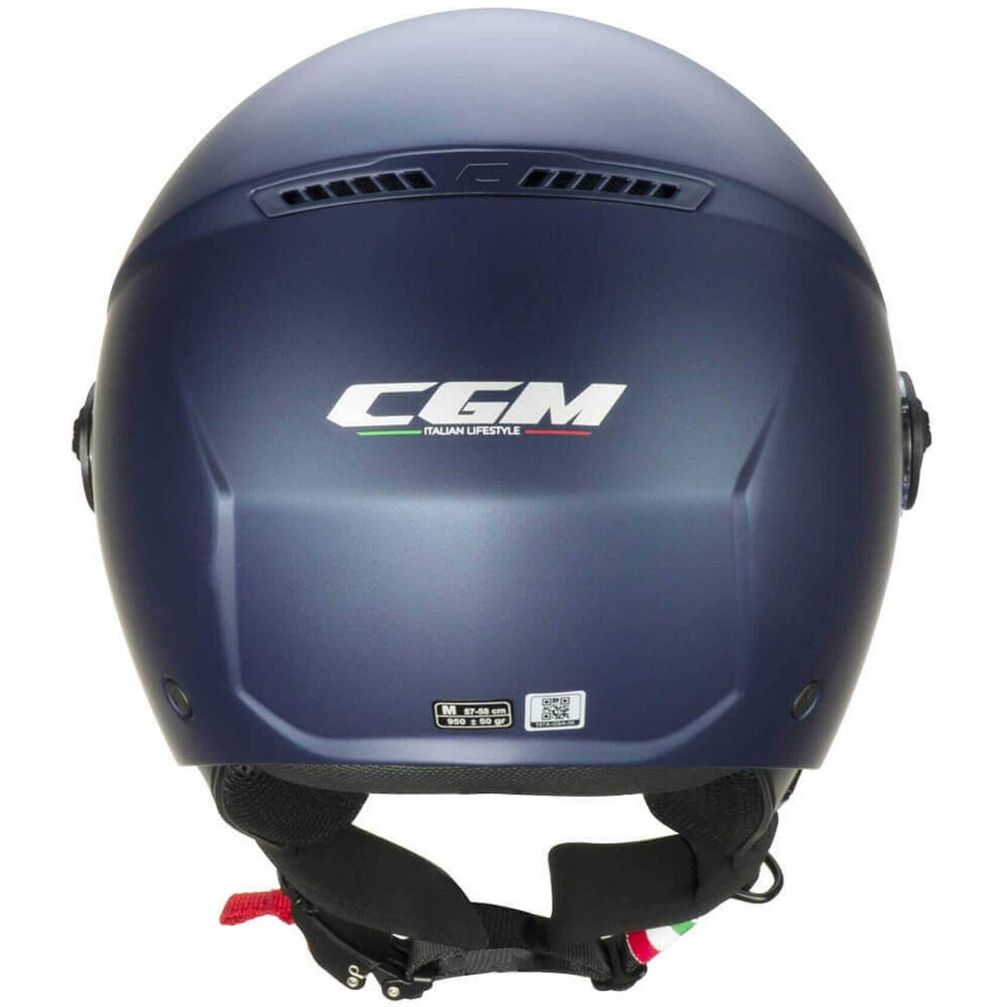 Casco Moto CGM 167A FLO MONO (visiera sagomata) - blu satinato