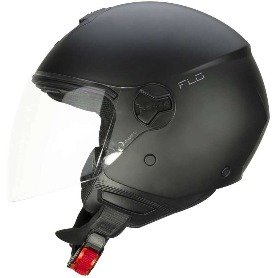 Casco Open face jet CGM 167A FLO MONO (visiera lunga) - nero opaco