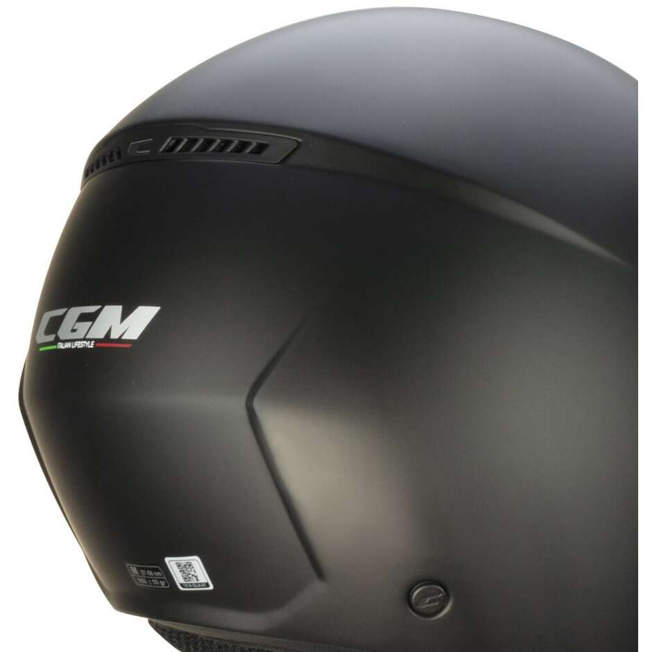 Casco Open face jet CGM 167A FLO MONO (visiera lunga) - nero opaco