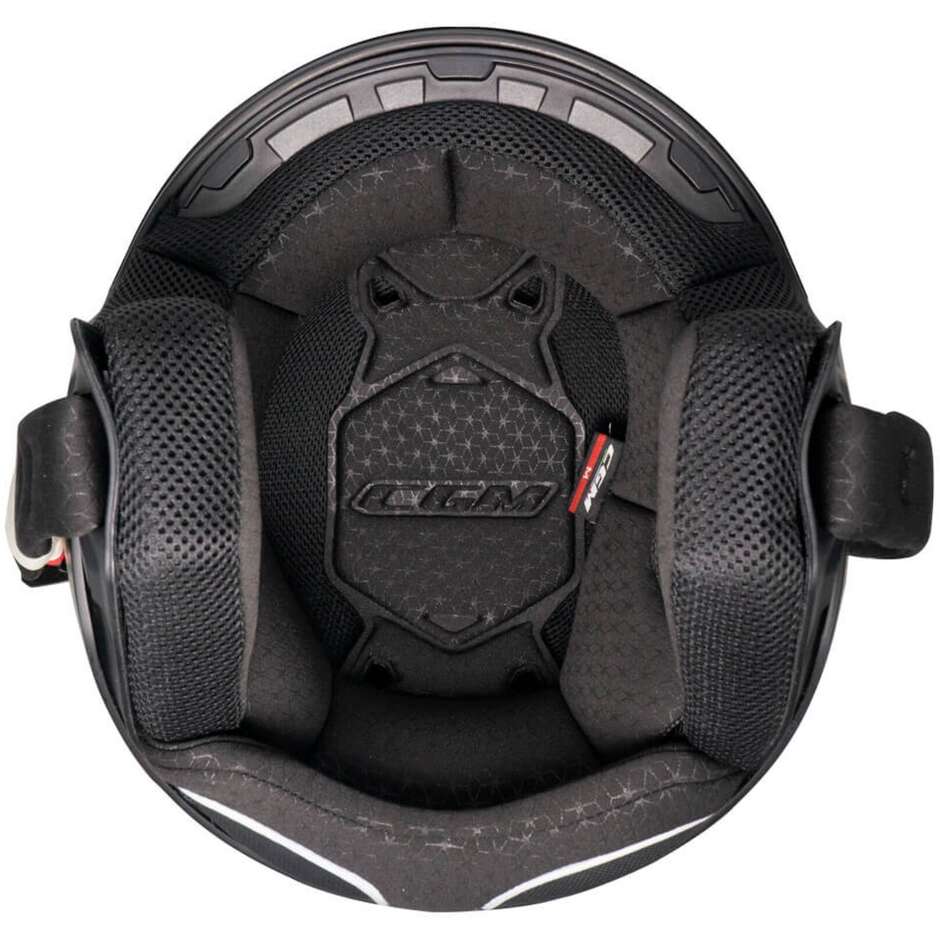 Casco Open face jet CGM 167A FLO MONO (visiera lunga) - nero opaco