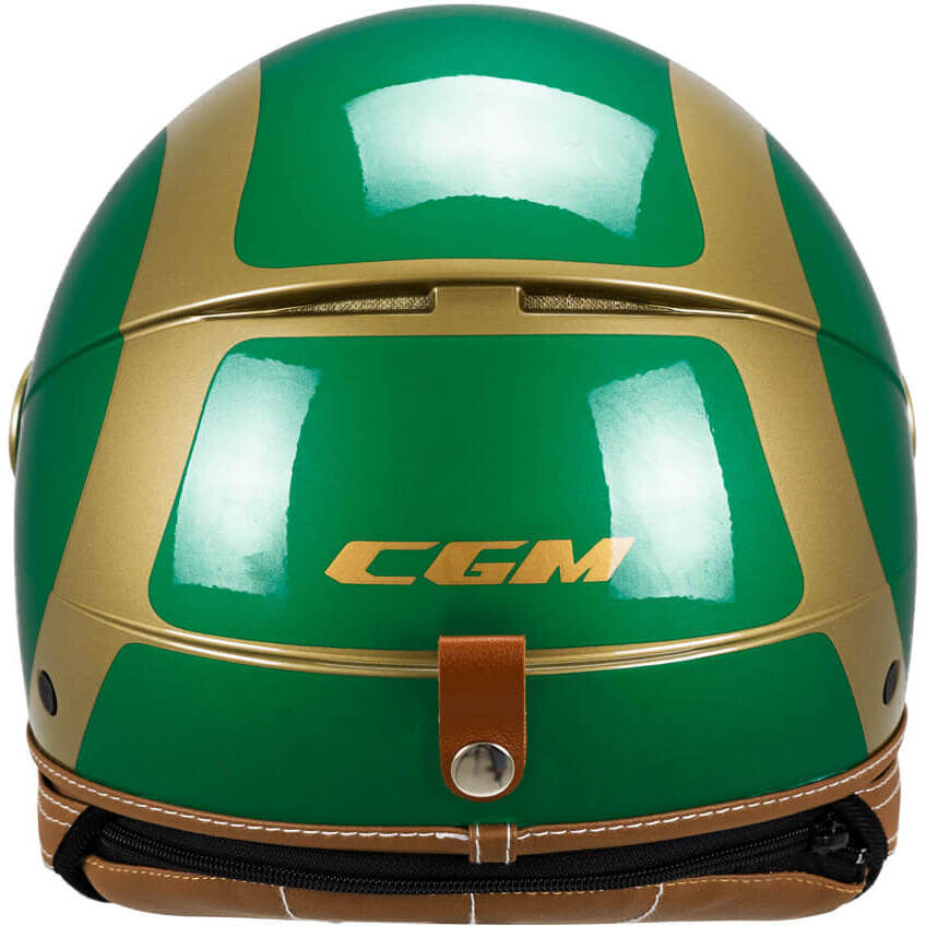 Casco Moto Jet CGM 191G PIX SPRINT Verde Oro