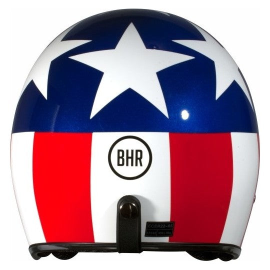 Casco Moto Jet Custom Bhr 711 RETRO' - USA