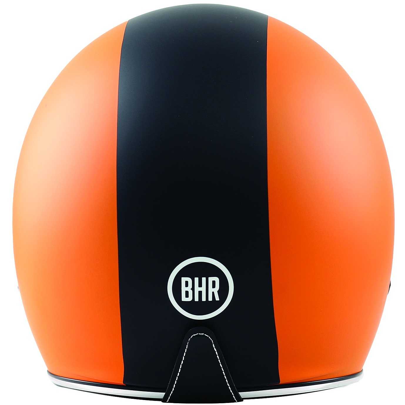 Casco Moto Jet Custom Bhr 811 - arancio opaco