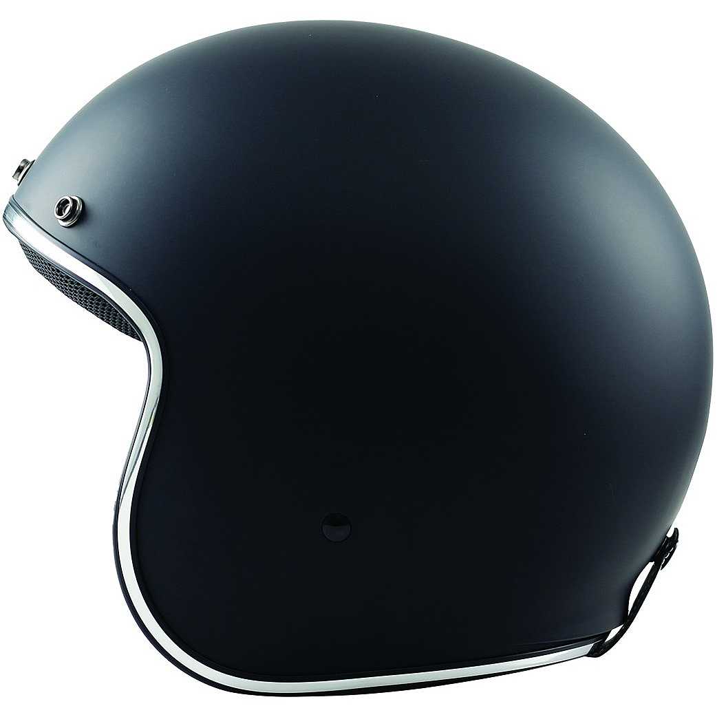 Casco Moto Jet Custom Bhr 811 - nero opaco A