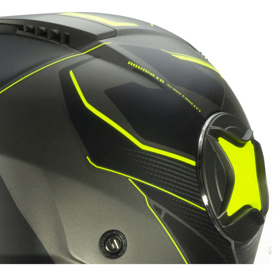 Casco Open face demi jet CGM 169G ILLI SPORT - grafite giallo fluo satinato