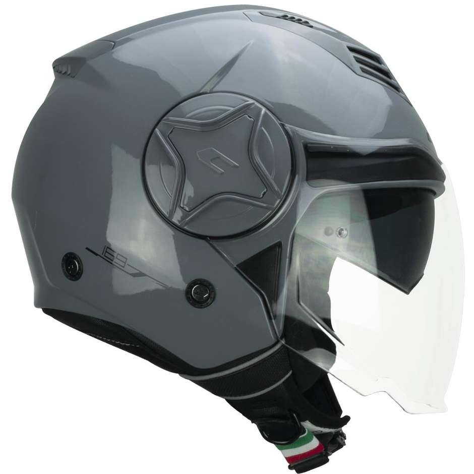 Casco Open face demi jet CGM 169G ILLI MONO - grigio