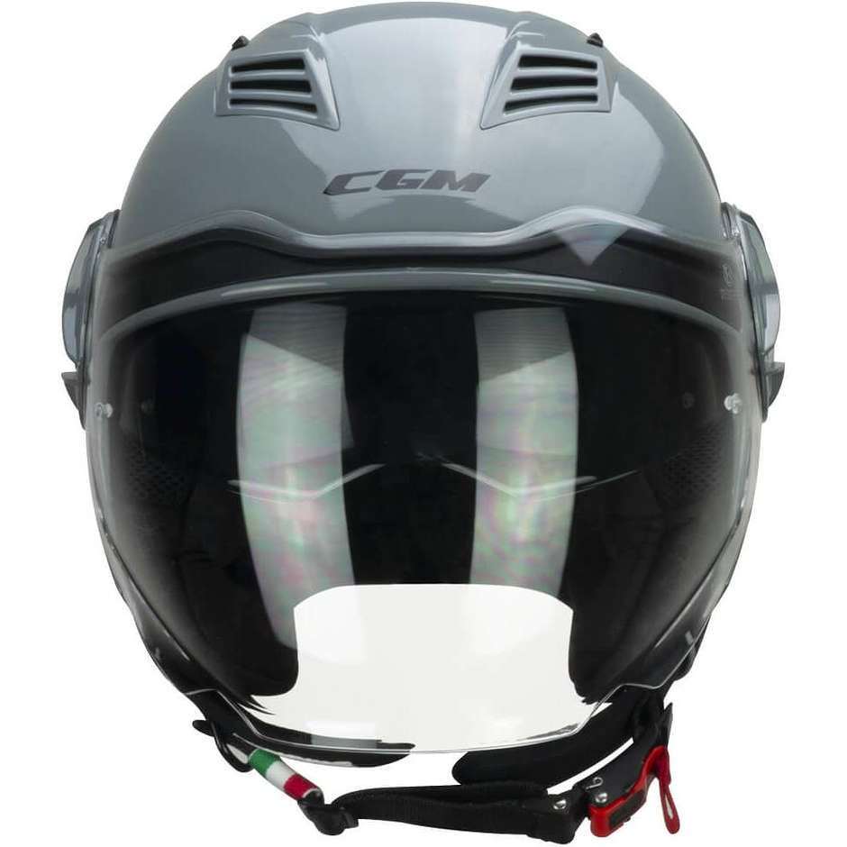 Casco Open face demi jet CGM 169G ILLI MONO - grigio